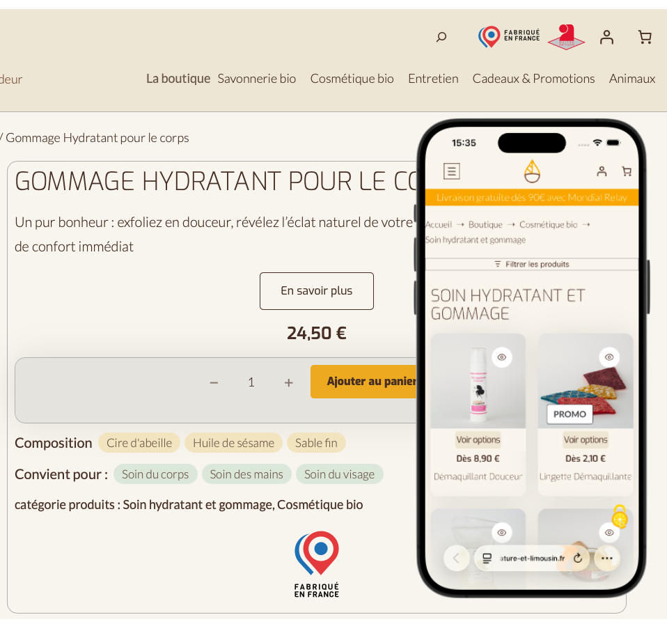 E-commerce - nature et limousin